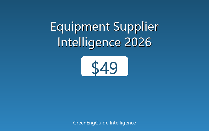 Equipment Selection Report Template
